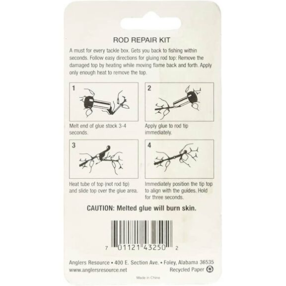 Fishing Rod Tip Repair Kit, Black image number 2
