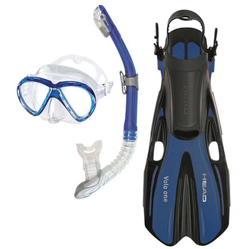 Marlin Snorkel/Volo One Fin Set, Large/Extra Large West Marine