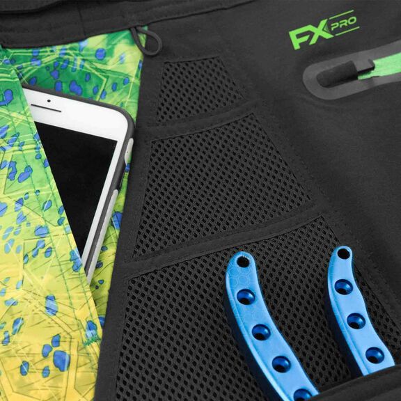 Men&rsquo;s FX-Pro Tactical Fishing Hex Board Shorts image number 1