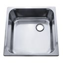 Rectangle Sink Ultra-Mirror Finish, 304 Stainless Steel, 2" Drain, SoundKOTE image number 1