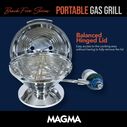 15" Beach Fire Gas Grill, Midnight Blue image number 4