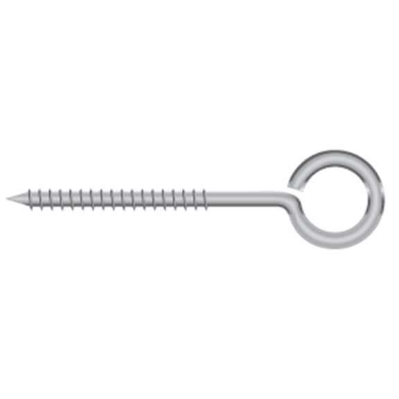 3/16 X 1 5/8" Stainless Steel Screw Eyes, 4-Pack image number 0