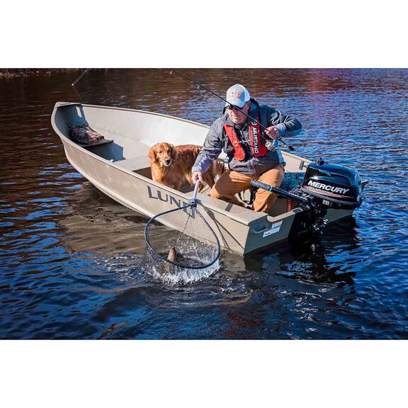 Mercury 4hp Tiller FourStroke Outboard Motor - 20" Shaft, Manual Tilt/Trim, Manual Start image number 6