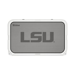 SeaDek Cooler Pad - Collegiate Collection - Fits YETI Tundra 45 - Storm Gray / Black, LSU