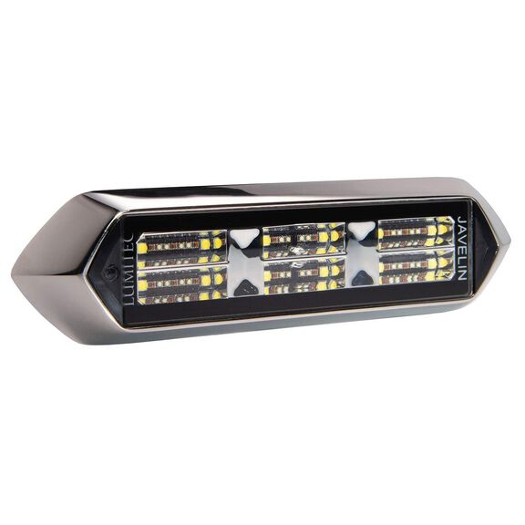 Javelin 600X Underwater LED Light, 6,000 Lumen, Spectrum Full Color, Polished Finish image number 1