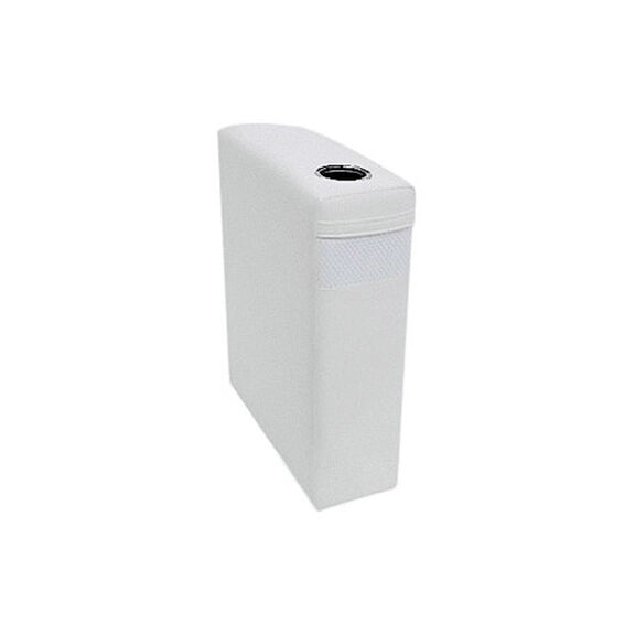 Platinum Series 8.5" L x 25" W x 25" H White Left Radius Pontoon Arm Rests image number 0