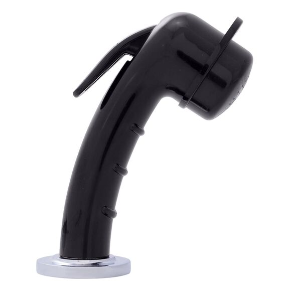 Deck-Mount Sprayer Small Black Sprayer, 6' Stainless Steel Hose, Low Profile Holder image number 2