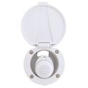 Recessed Shower Arctic White Cup & Lid, Small Arctic White Sprayer, 10' White Rubber Hose image number 5