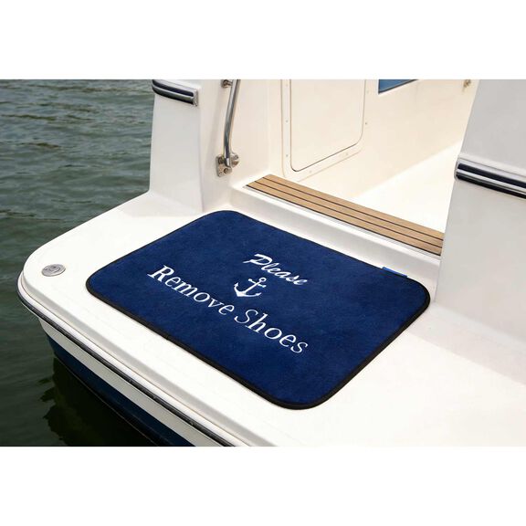 Embroidered Welcome Boat Boarding Mats, Please Remove Shoes image number 4
