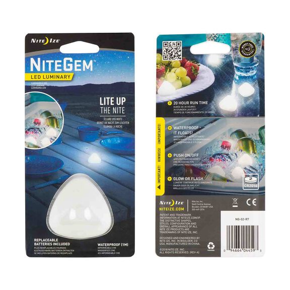 NiteGem&trade; LED Luminary, White image number 1
