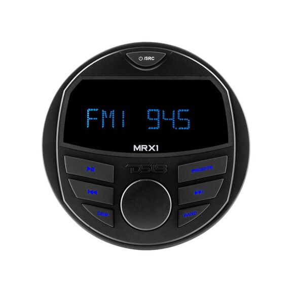 Marine Stereo, LCD screen , 1 Zones, 4 volts Output, BT, RDS 4 x 40 Watts image number 0