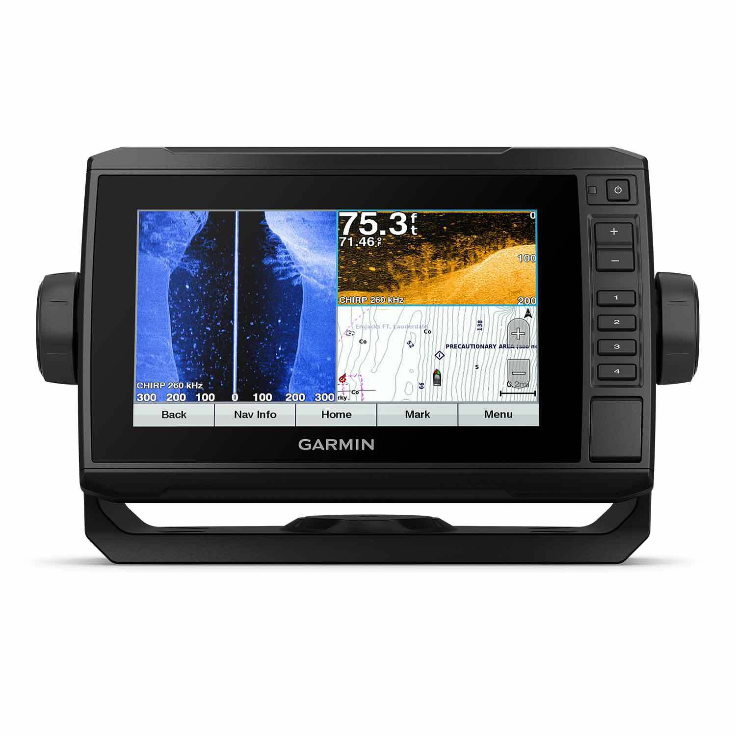 Fish Finder GPS Combo Depth Finder Sonar Marine Navigation Tool Garmin Transduce 
