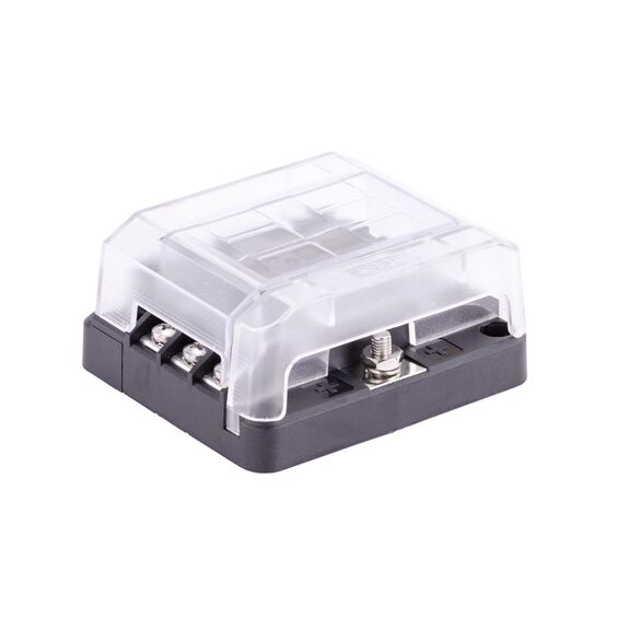 408 Series Fuse Block, 6 Gang w/ Cover image number 0