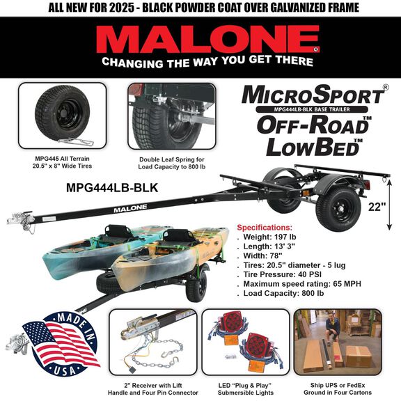 MicroSport Off-Road Low Bed Trailer image number 2