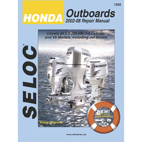 SELOC MARINE Repair Manual - Honda Outboards 2002-08