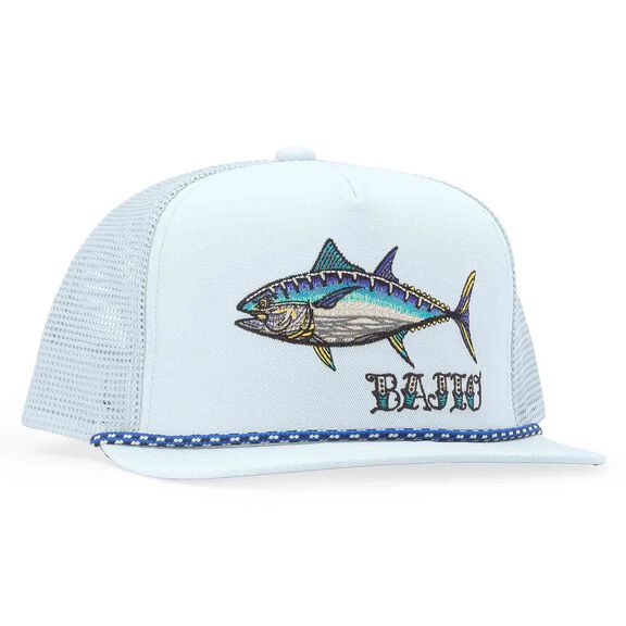 Flat Brim Twill Trucker Hat image number 0