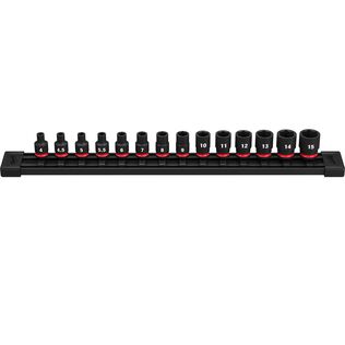 SHOCKWAVE&trade; Impact Duty&trade; Metric Standard 6 Point Socket Set, 14 Piece