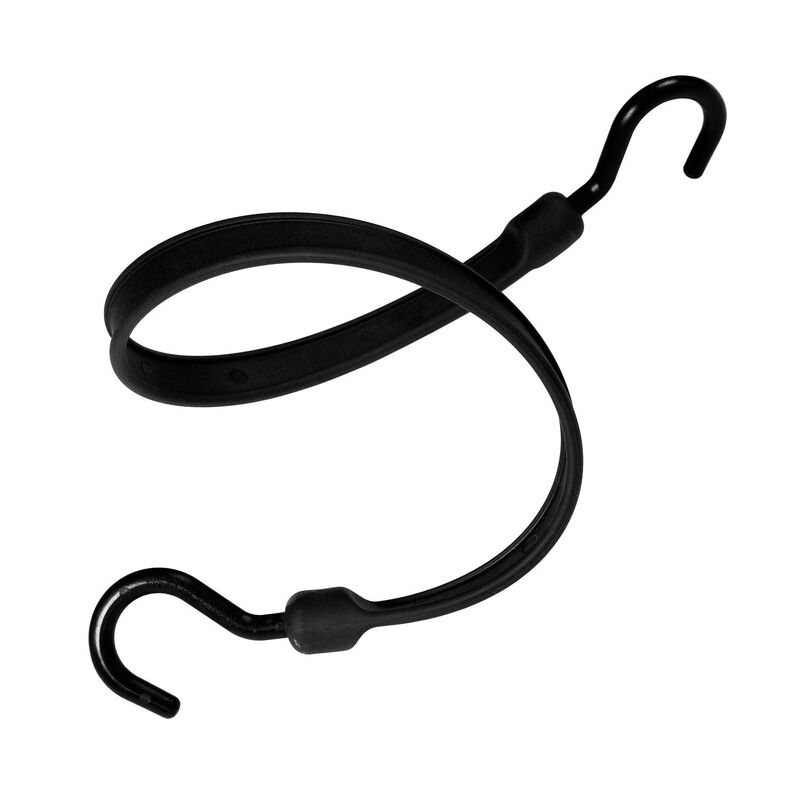 THE BETTER BUNGEE Bungee Strap with Heavy Duty Nylon Ends, Black West Marine