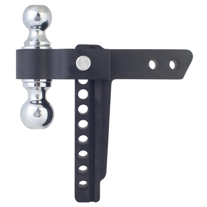 Blackout Series 8,000 lbs/10,000 lbs Adjustable Drop Hitch, 2" & 2-5/16" Ball, 0-8" Drop image number 4