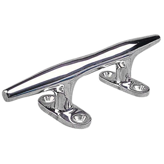 10" Stainless Steel Heavy-Duty Open Base Cleat image number 0