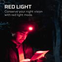 EINSTEIN 500 Lumen Headlamp, 3 AAA Batteries Included image number 7