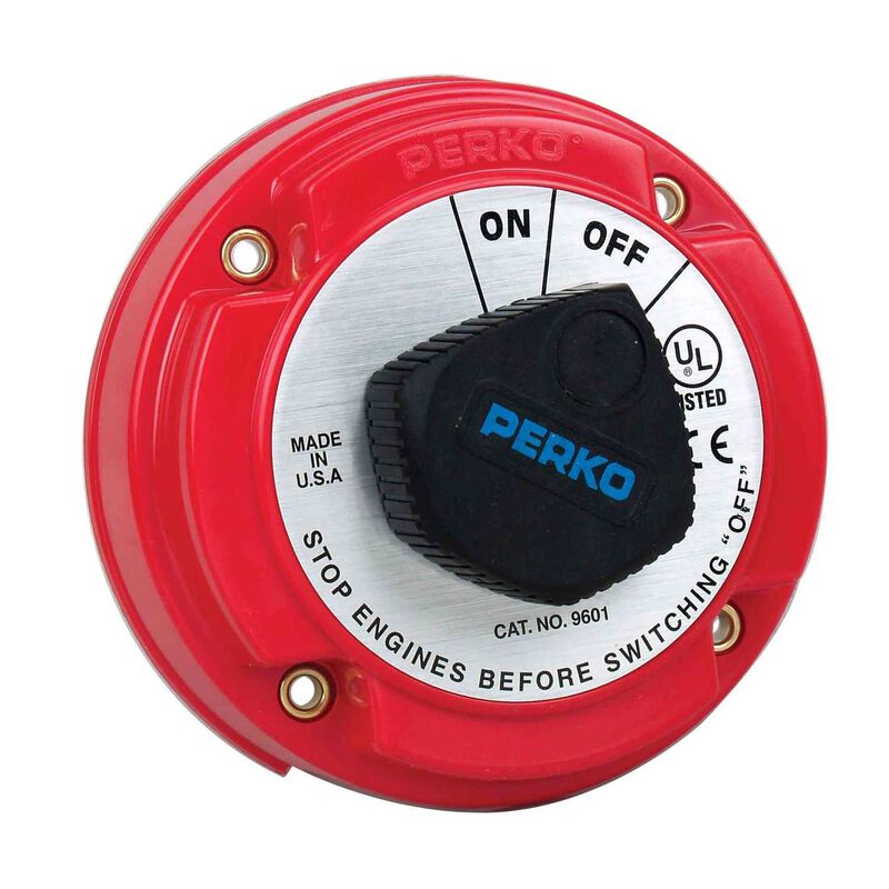 Perko Medium-Duty Battery Disconnect Switch - Ignition Protected