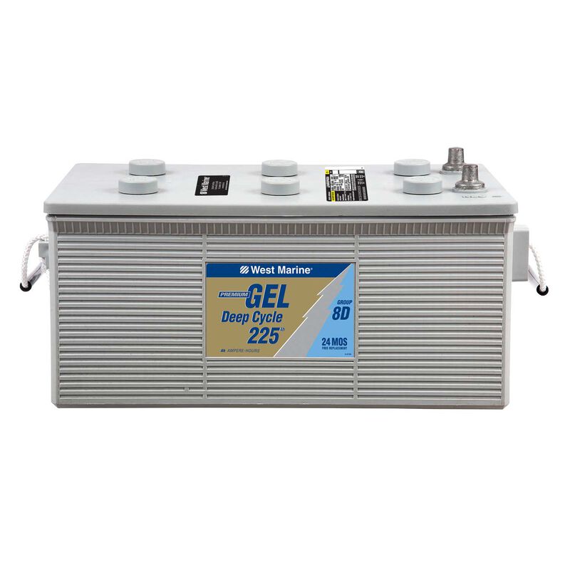 Group 8D Gel Deep Cycle Marine Gel Battery, 225 Amp Hours image number 2
