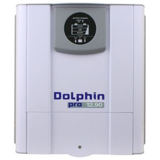 Dolphin Pro Onboard Marine Battery Charger with 9 Charging Profiles, Universal AC Input and Voltage Switching and Advanced Temperature Compensation, 90 Amp, 12V, 3-Bank