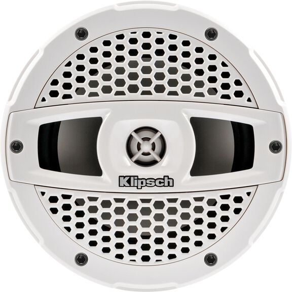 KMS700AWL 7.0" Marine Coaxial Speakers, White Colored Grilles with RGB LED Illumination image number 2