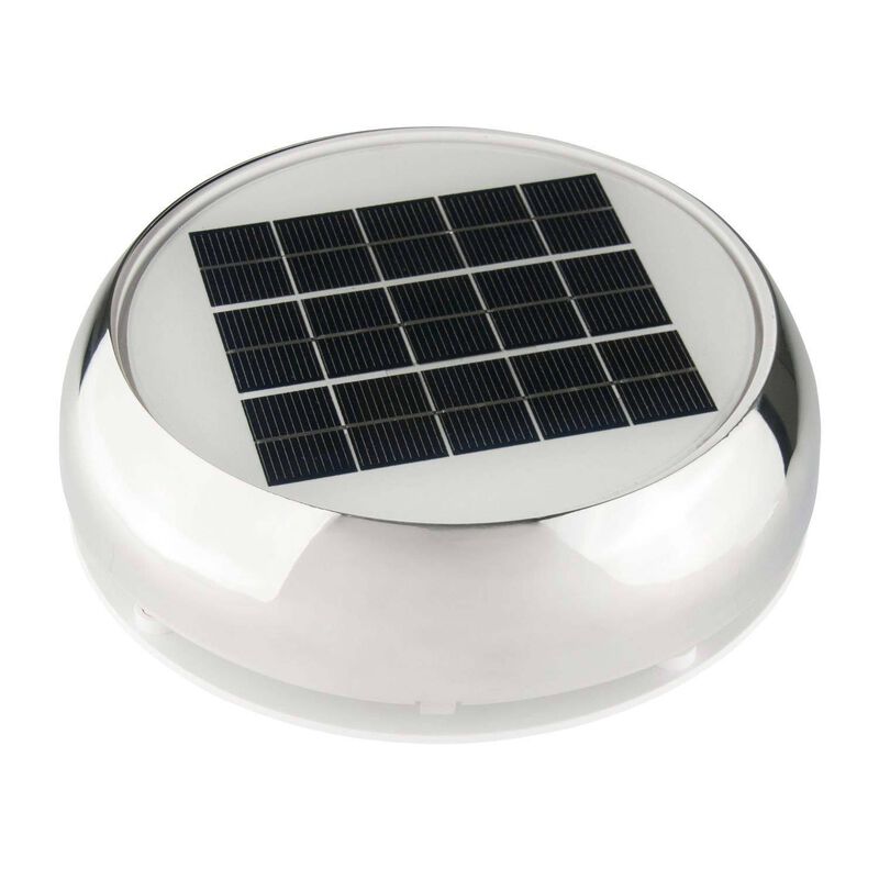 3" Stainless Steel Day/Night Solar Nicro Vent image number 0