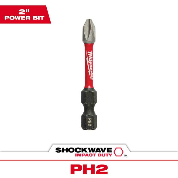 SHOCKWAVE&trade; 2" Impact Phillips #2 Power Bit image number 0