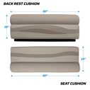Premier Series Pontoon 50" Bench Cushion Set image number 7