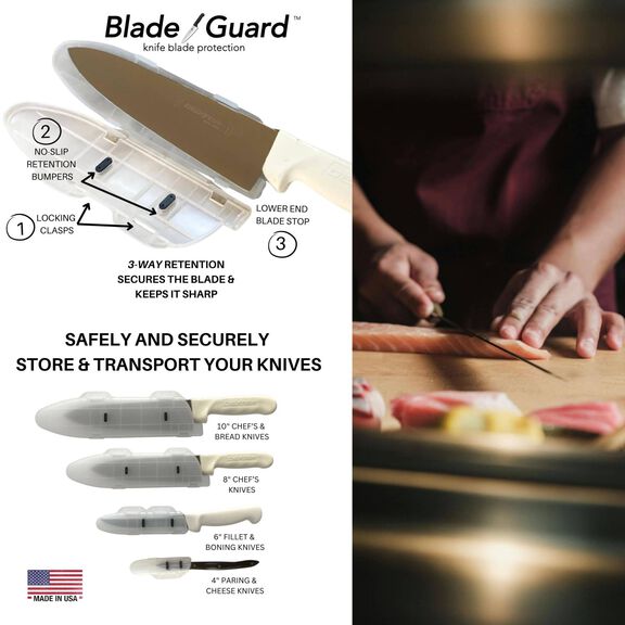 Blade Guard&reg; 4" Knife Edge Protector & Blade Cover, Clear image number 8