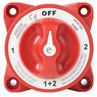 e-Series 350A  Battery Selector Switch Off/1/Both/2 w/AFD