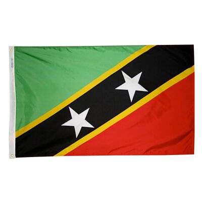 12" x 18" St. Kitts Courtesy Flag