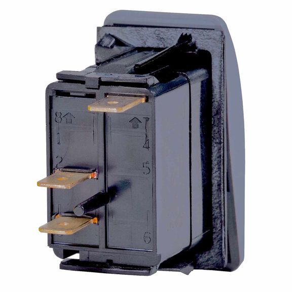 Waterproof Contura Switch, SPST Pole/Throw, OFF-ON Action, 1 Embedded LED image number 1