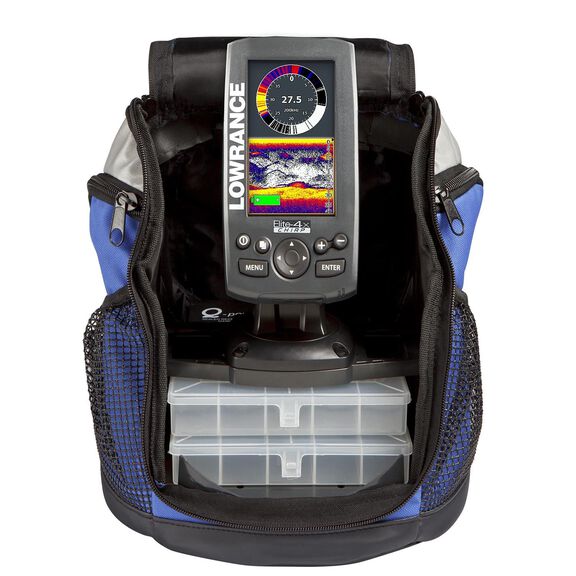Elite-4x CHIRP IceMachine Fishfinder, with 83/200 Transducer image number 0
