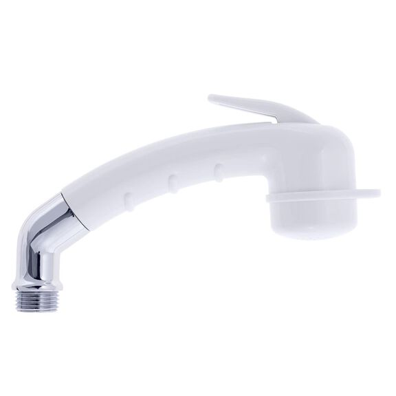Small Marine Sprayer w/Hook, w/Elbow 1/2" NPS Arctic White image number 0