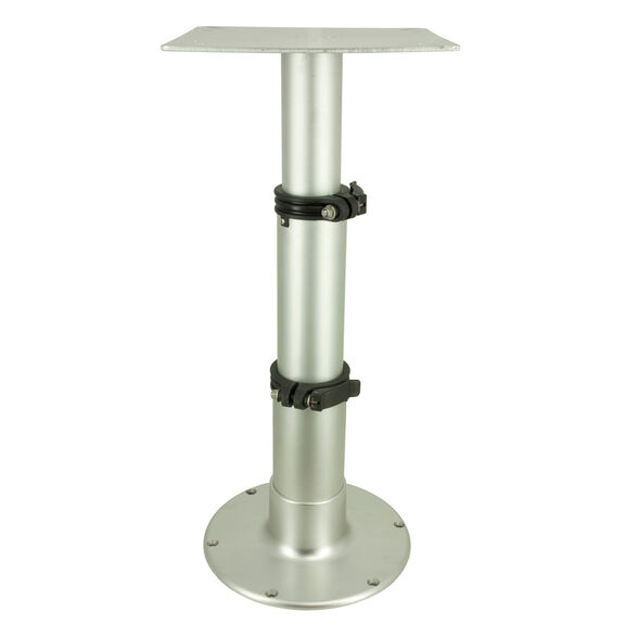 14" - 28" Anodized Air-Powered 3-Stage Table Pedestal image number 0