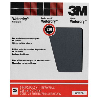 Pro-Pak™ Wetordry™ Sanding Sheets, 320A grit