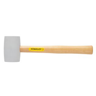 STANLEY 16oz. White Rubber Mallet