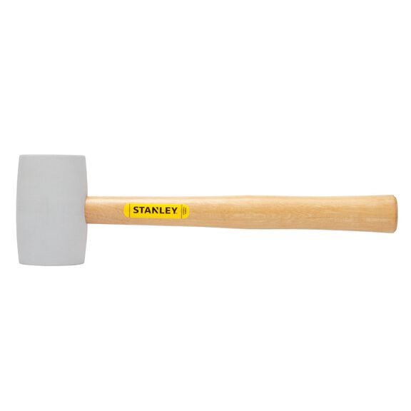 STANLEY 16oz. White Rubber Mallet image number 0