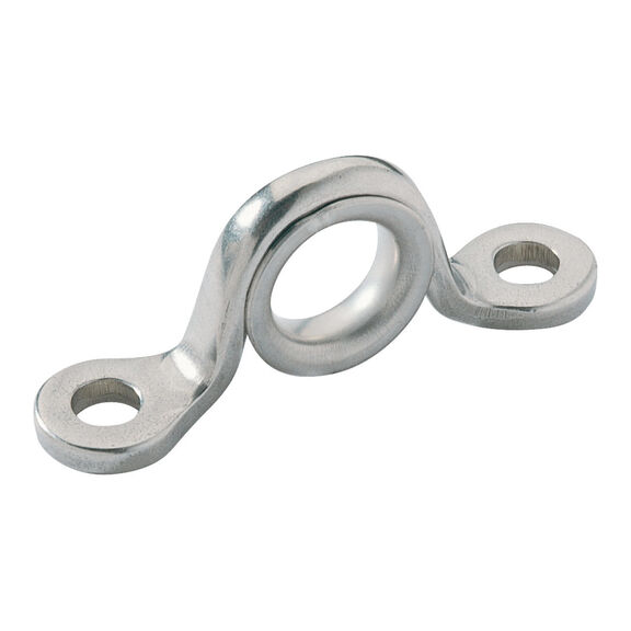 2 9/16" L X 5/8" Dia. Stainless Steel Eye Strap image number 0
