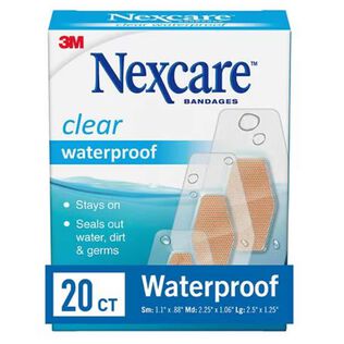 Nexcare&trade; Waterproof Bandages 588-20PB, Assorted 20 Count
