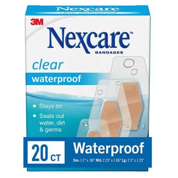 Nexcare&trade; Waterproof Bandages 588-20PB, Assorted 20 Count image number 0