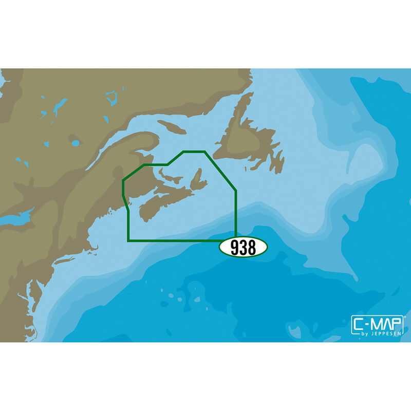 NA-D938 Fundy Nova Scotia Pei and Cape Breton C-MAP 4D Chart microSD/SD Card image number 0