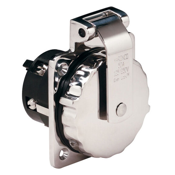 Inlet, 50A 125/250V, Without Enclosure, Stainless Steel image number 0