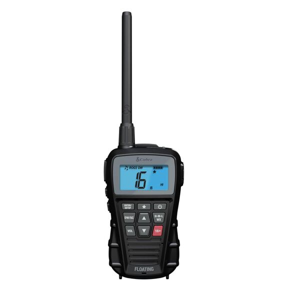 Cobra BlueBound 150 VHF Handheld Marine Radio - Black image number 0