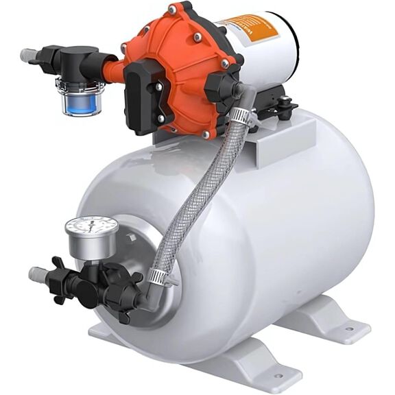 SEAFLO Marine Water Pump System with 2 Gallon Accumulator Tank 24V 5.5 GPM 60 PSI image number 0
