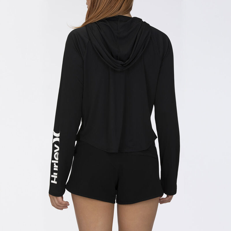 HURLEY Women's Hybrid One & Only Hooded Rash Guard West Marine